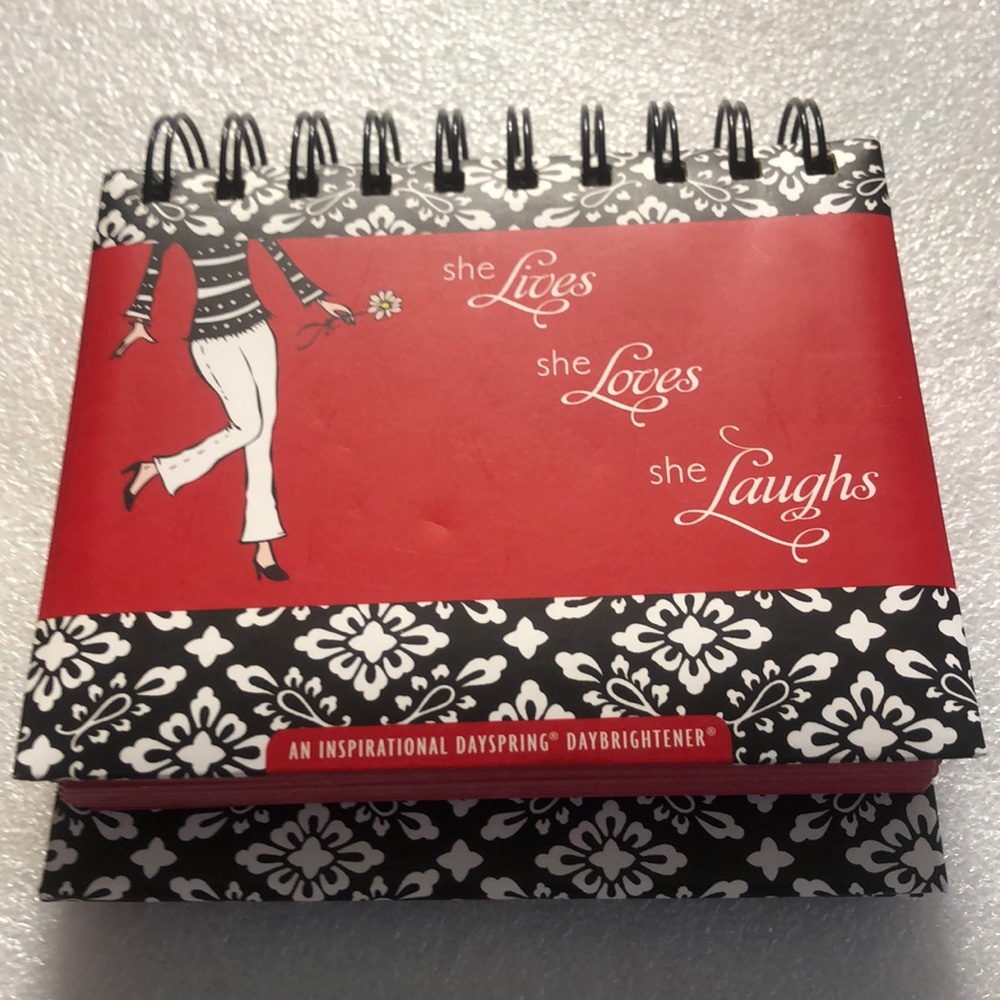 Table calendar “ She Lives, She Loves, She Laughs